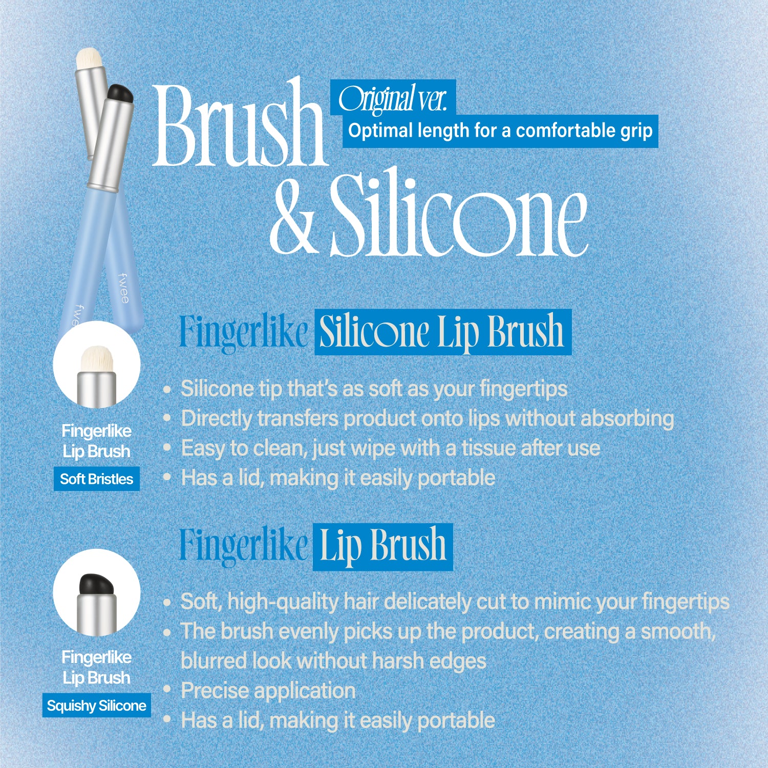 Fingerlike Lip Applicator (2types)