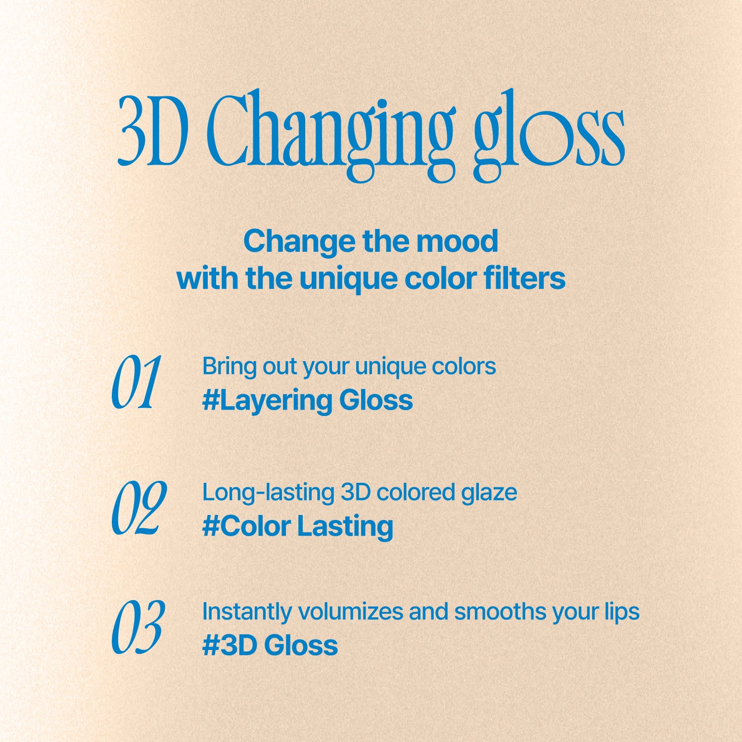3D Changing Gloss