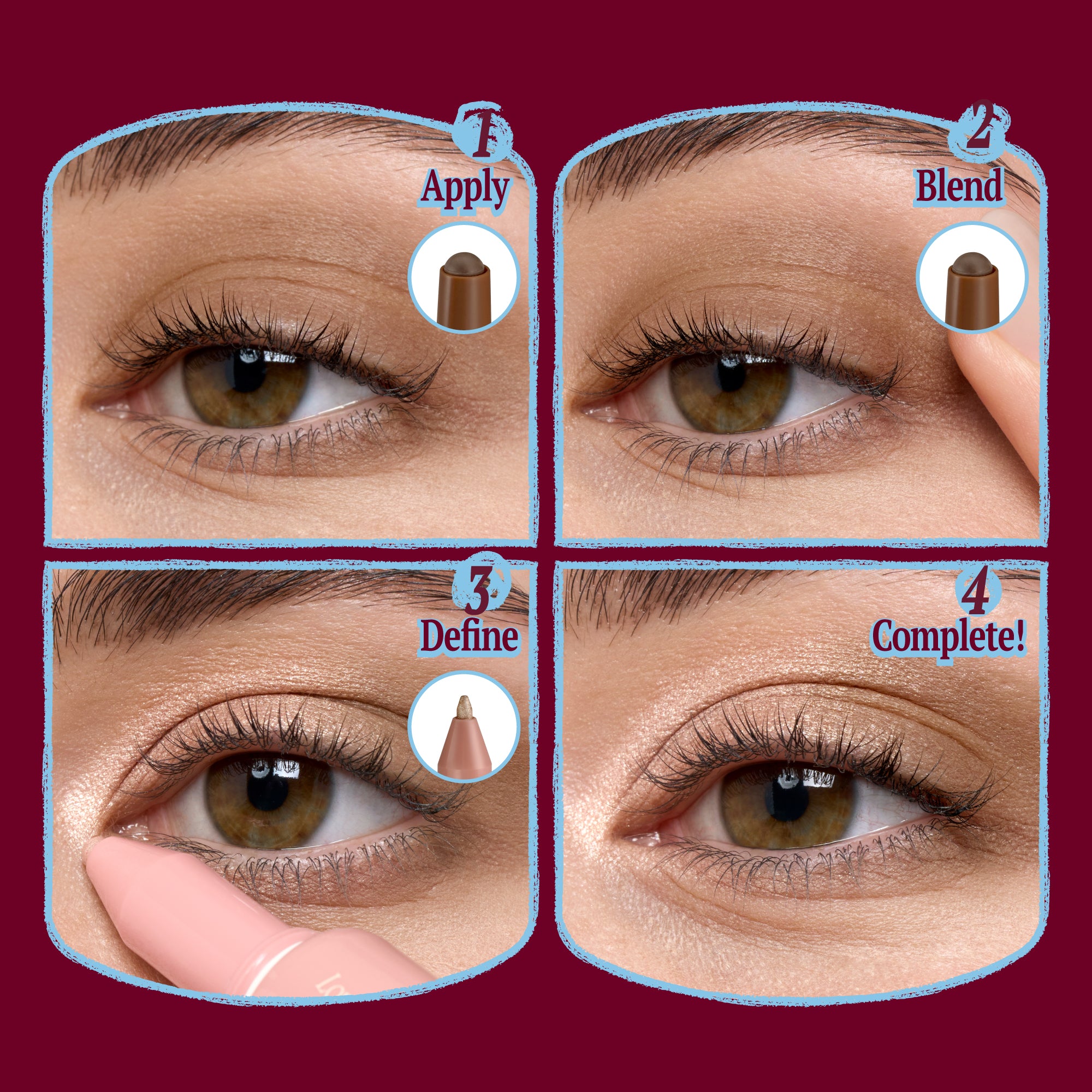 Long-Lasting Dual Coloring Stick Eye Shadow